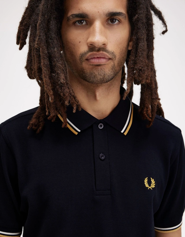 M3600 Twin Tipped Shirt - Navy/Ecru/Honeycomb