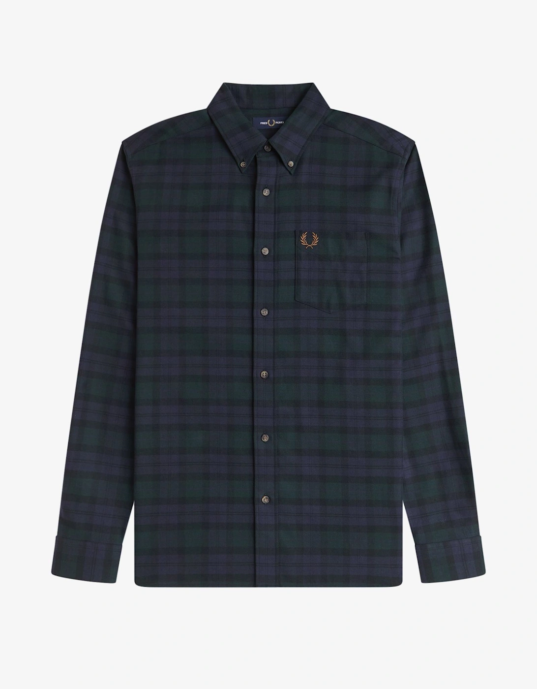 M1735 Brushed Black Watch Tartan Shirt - Blackwatch Tartan, 8 of 7