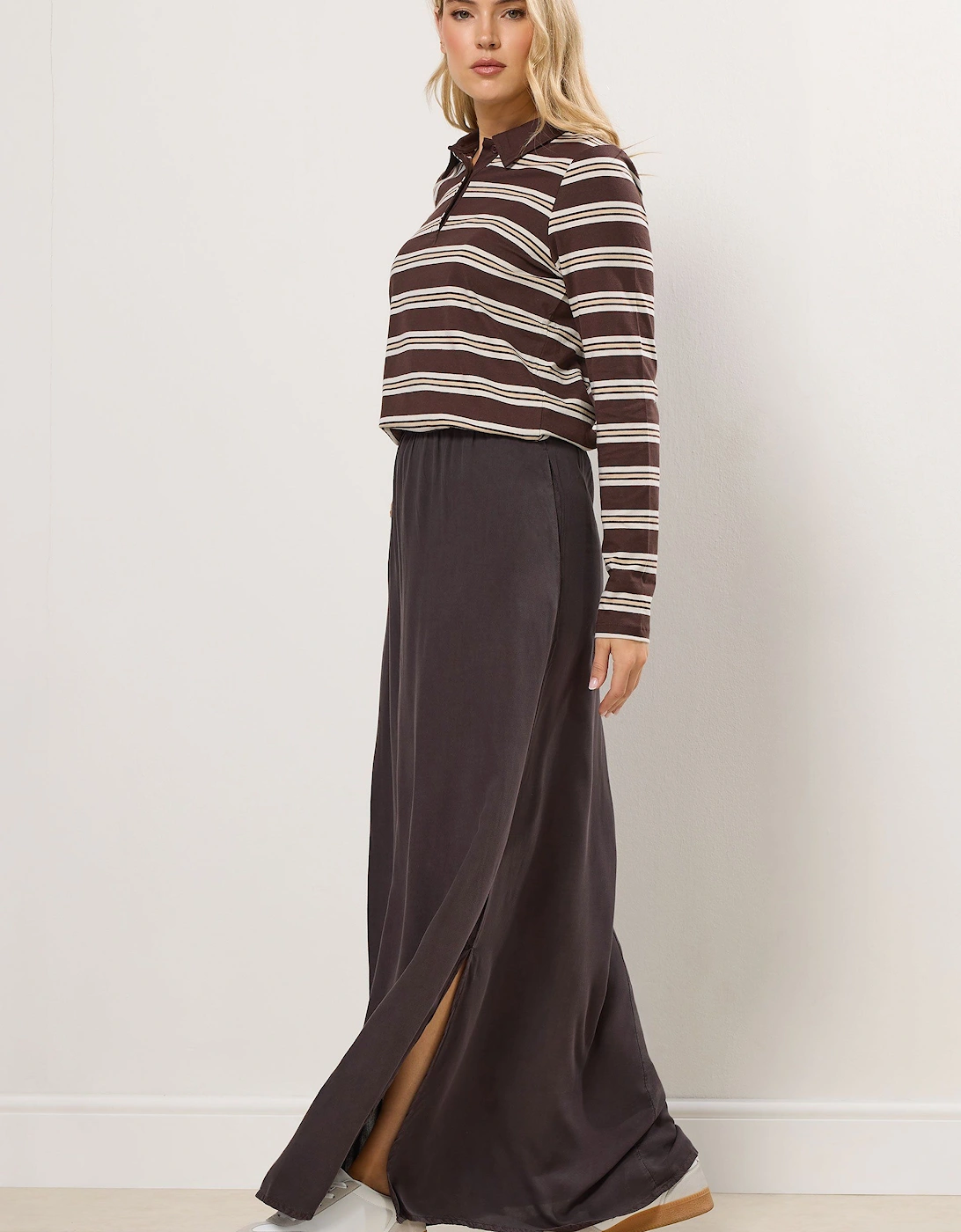 Tall Acid Wash Maxi Skirt, 2 of 1