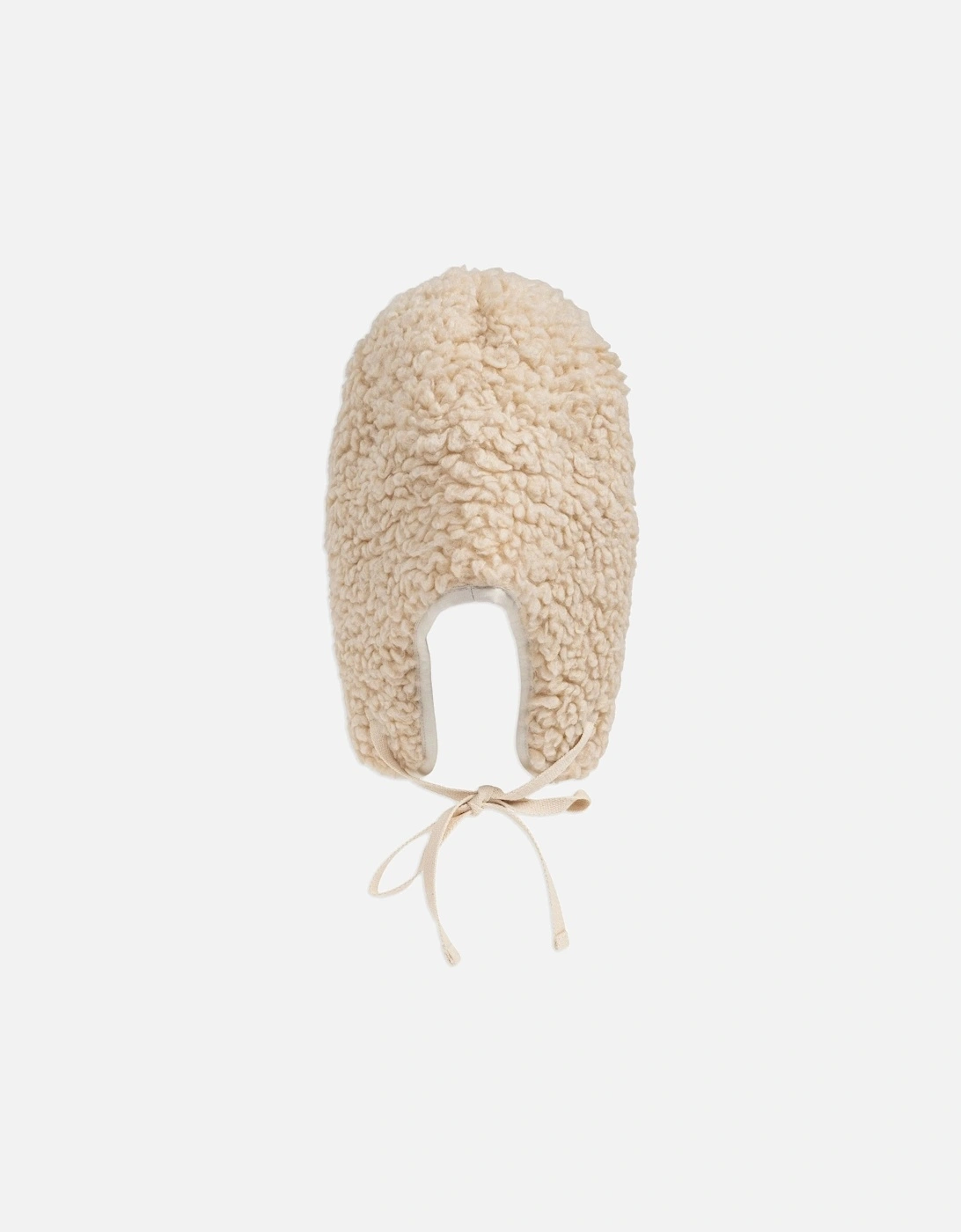 Teddy Aviator Hat Beige