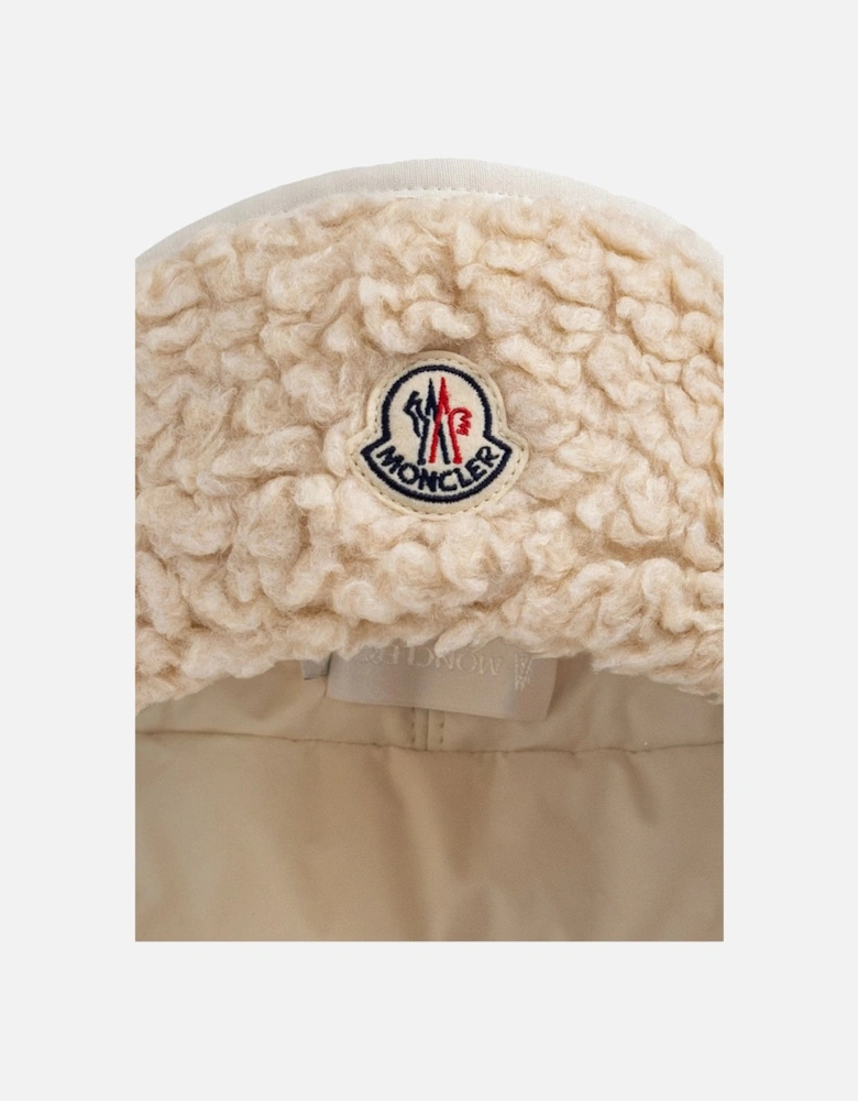 Teddy Aviator Hat Beige