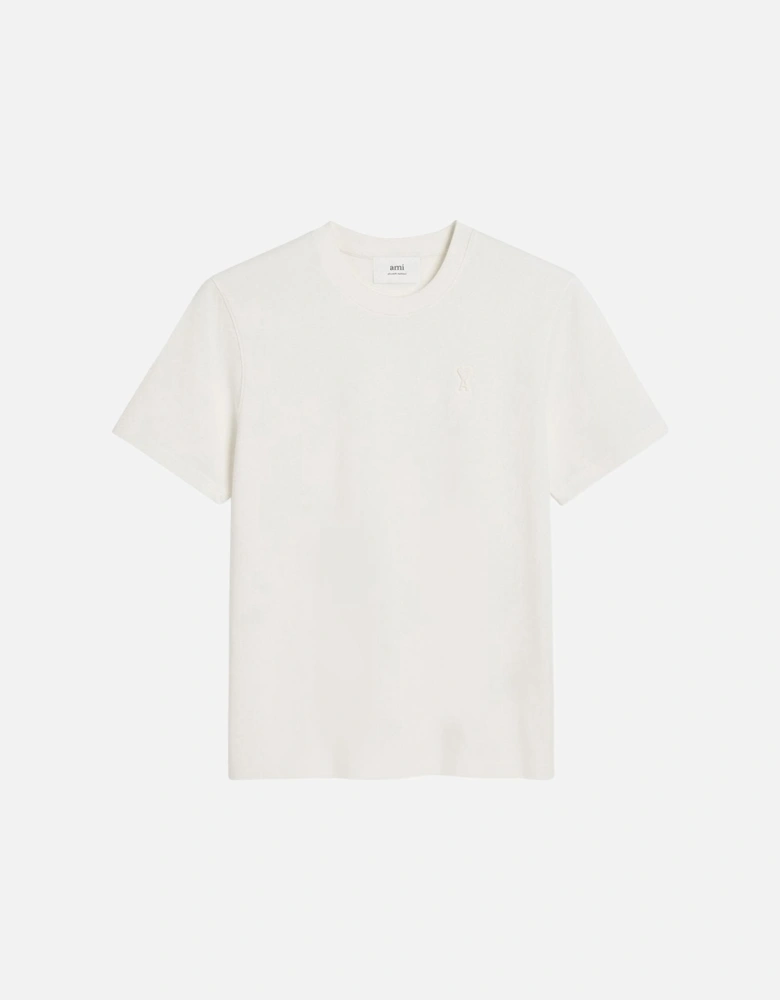 Men's White 'Ami De Coeur' Logo-Embossed Cotton T-Shirt