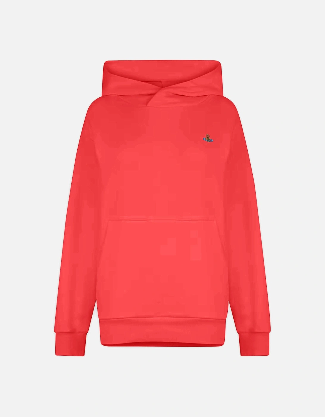 Men's Red Embroidered Orb Hooded Sweatshirt, 3 of 2