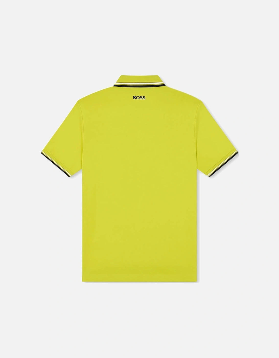 Men's Lime Boss Paddy Pro Piqué Polo Shirt