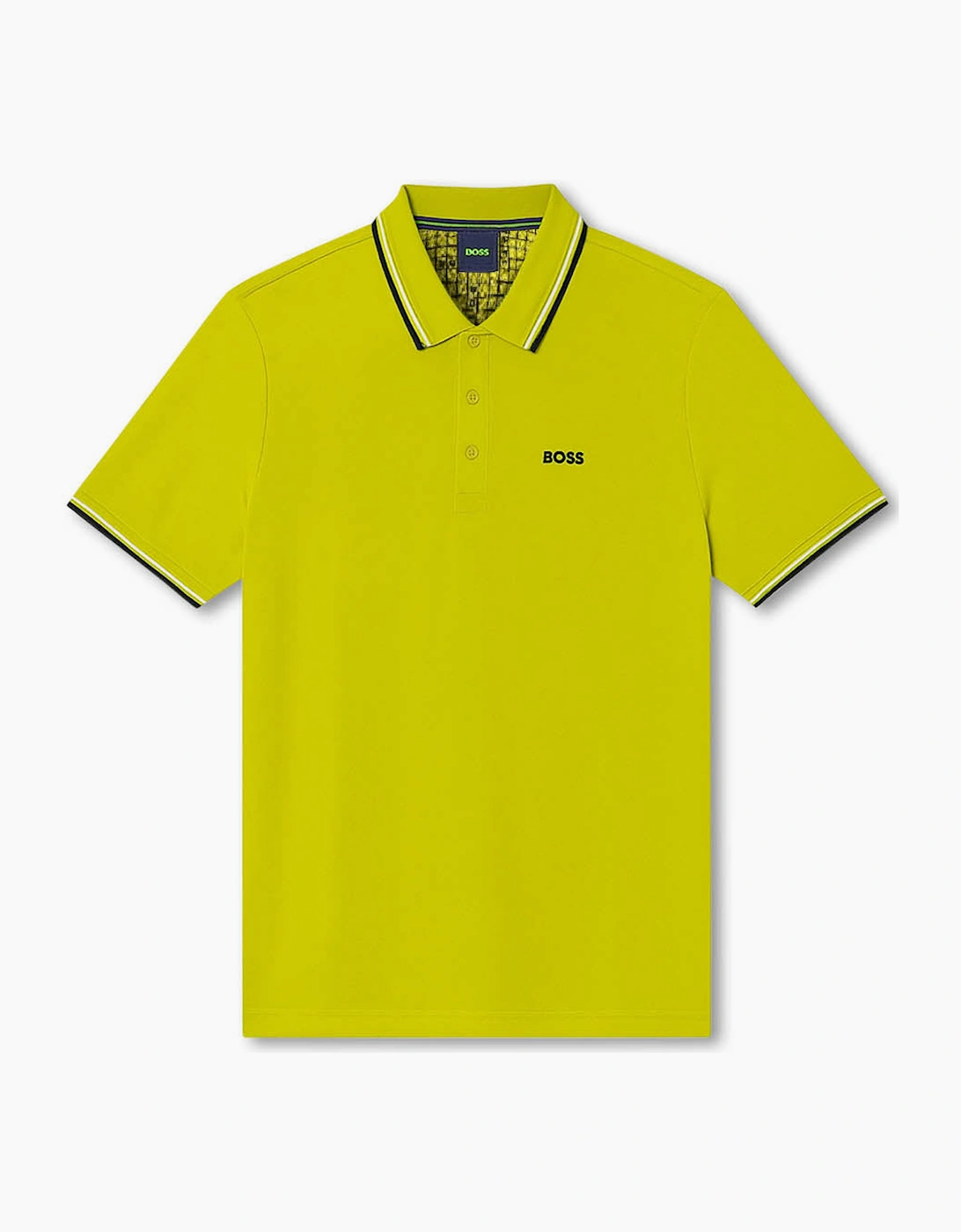 Boss Men's Men's Lime Boss Paddy Pro Piqué Polo Shirt - Green