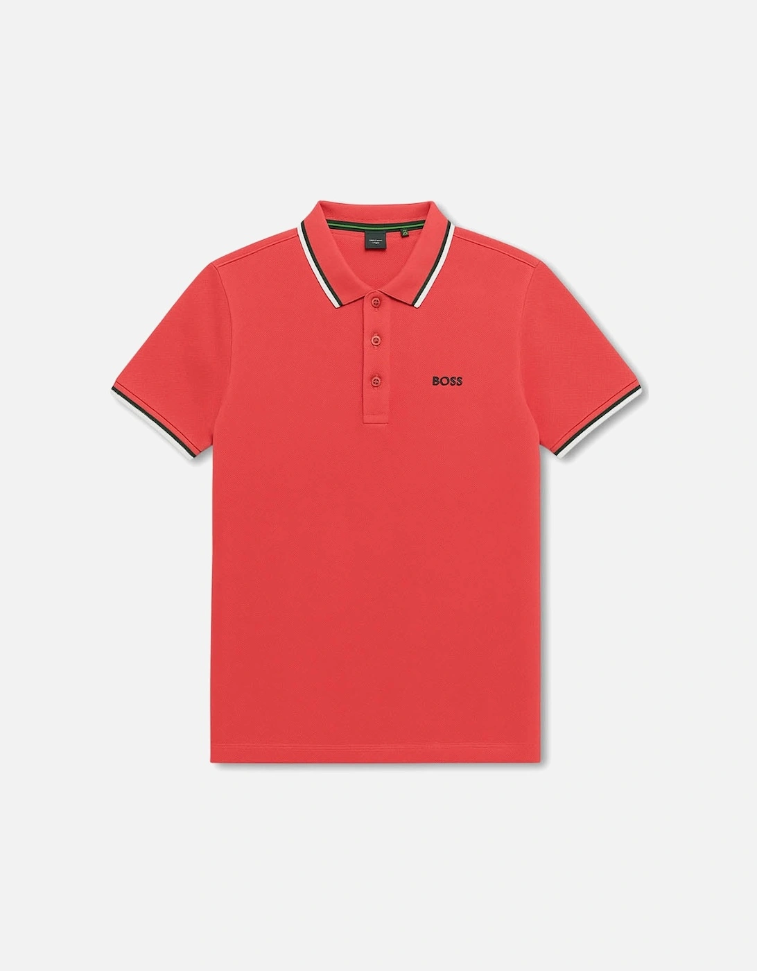 Men's Red Boss Paddy Pro Piqué Polo Shirt