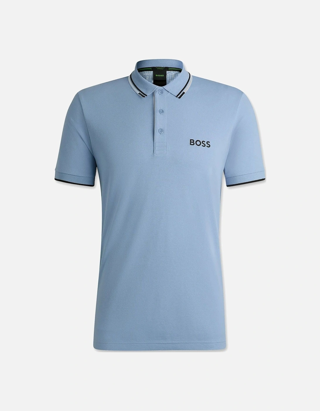 Men's Open Blue Boss Paddy Pro Piqué Polo Shirt, 5 of 4