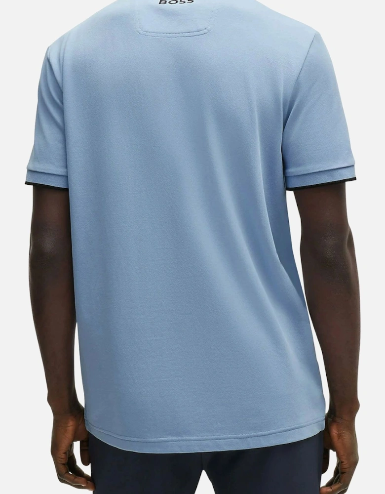 Men's Open Blue Boss Paddy Pro Piqué Polo Shirt