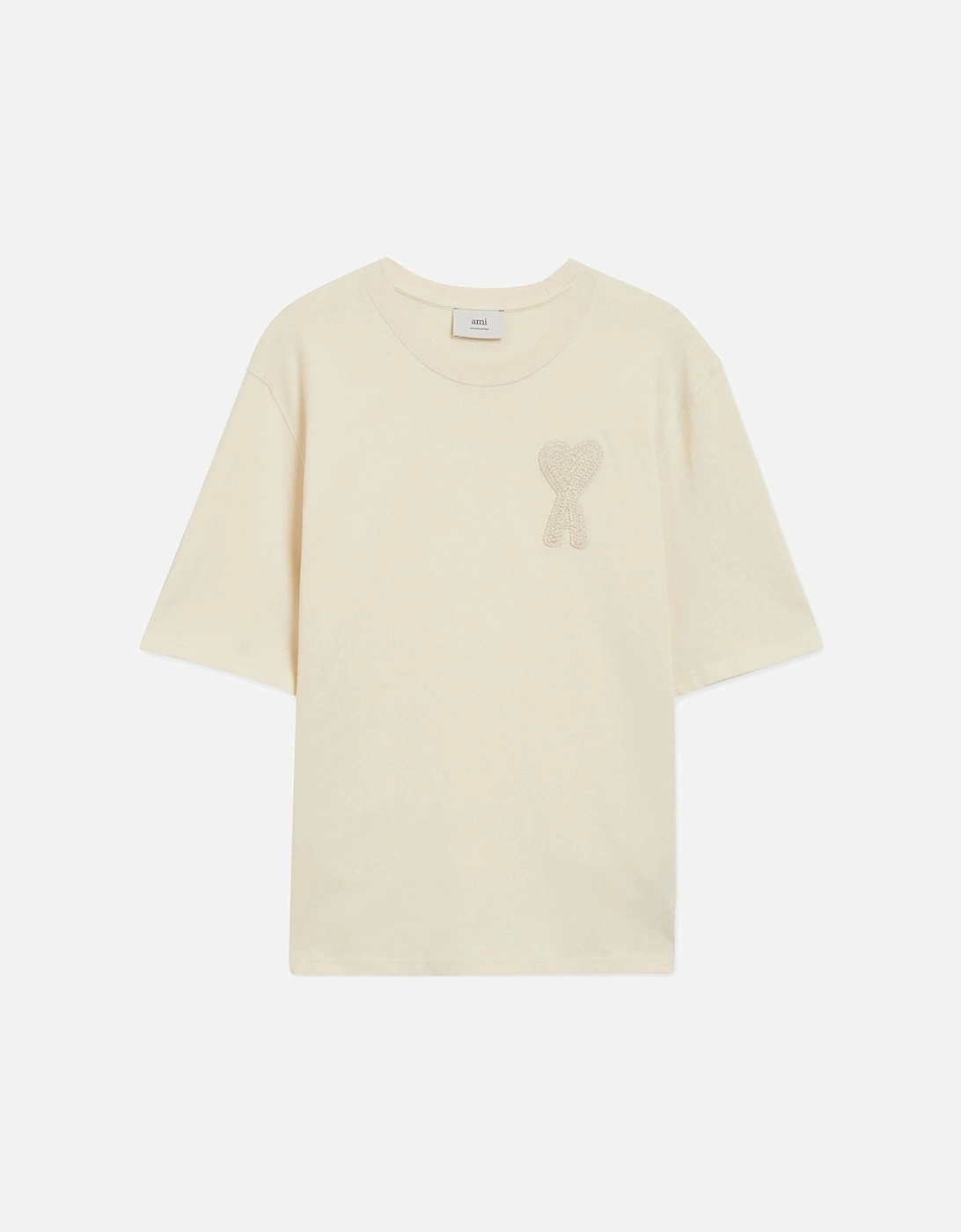 Men's Beige 'Ami de Coeur' Patch T-Shirt, 5 of 4