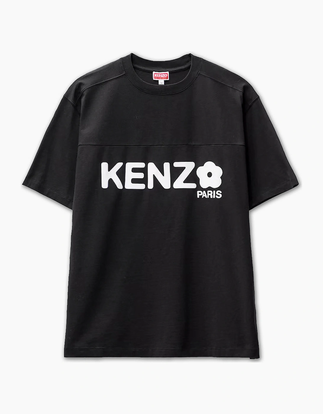 Kenzo Men's Black Boke 2.0 Flower Logo Oversized T-Shirt  40 L