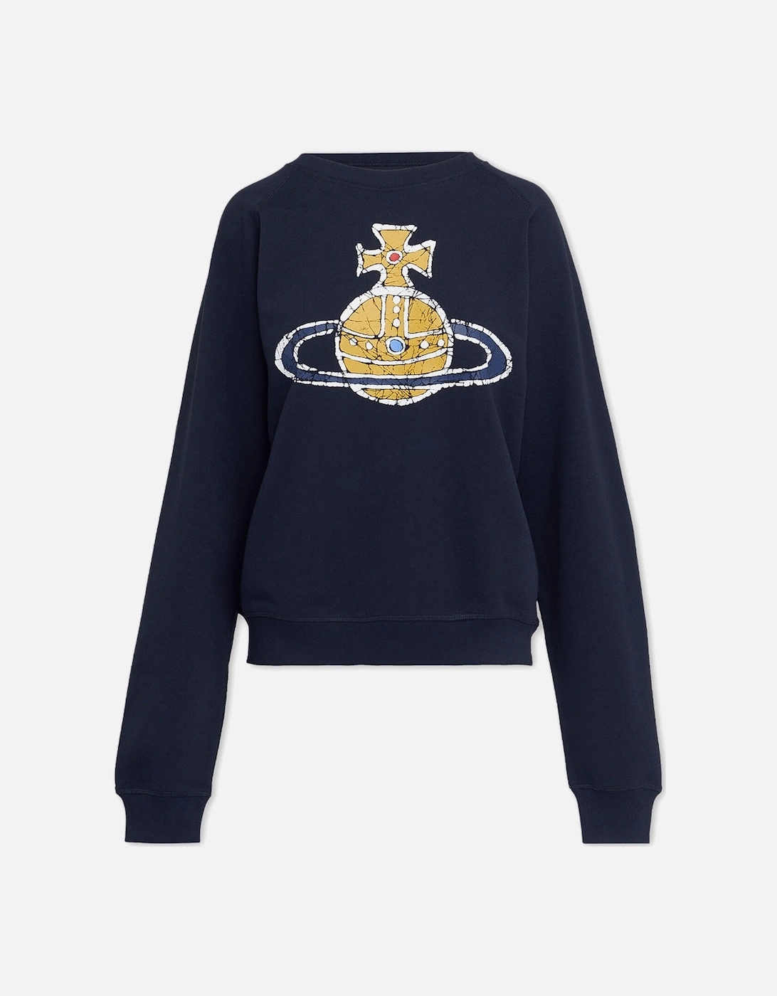 Men's Navy Time Machine Raglan Sweatshirt, 4 of 3