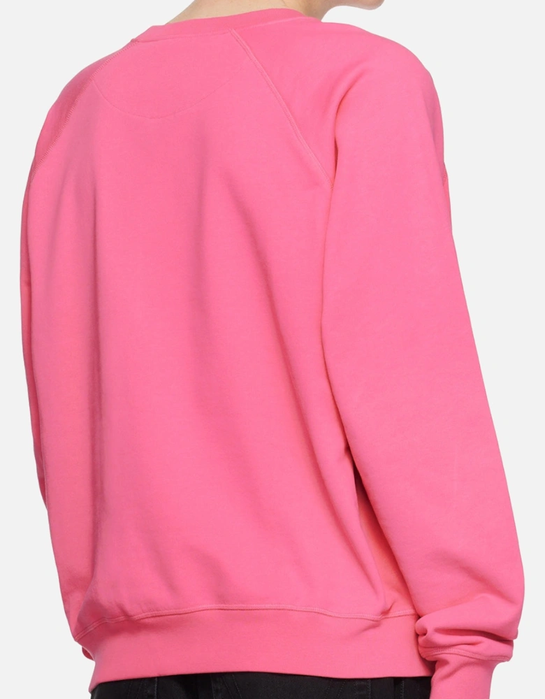 Men's Pink Centre Orb Raglan Sweatshirt