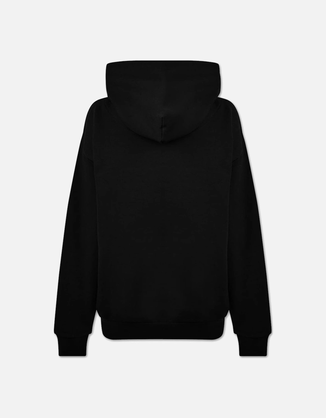 Men's Black Embroidered Orb Hooded Sweatshirt