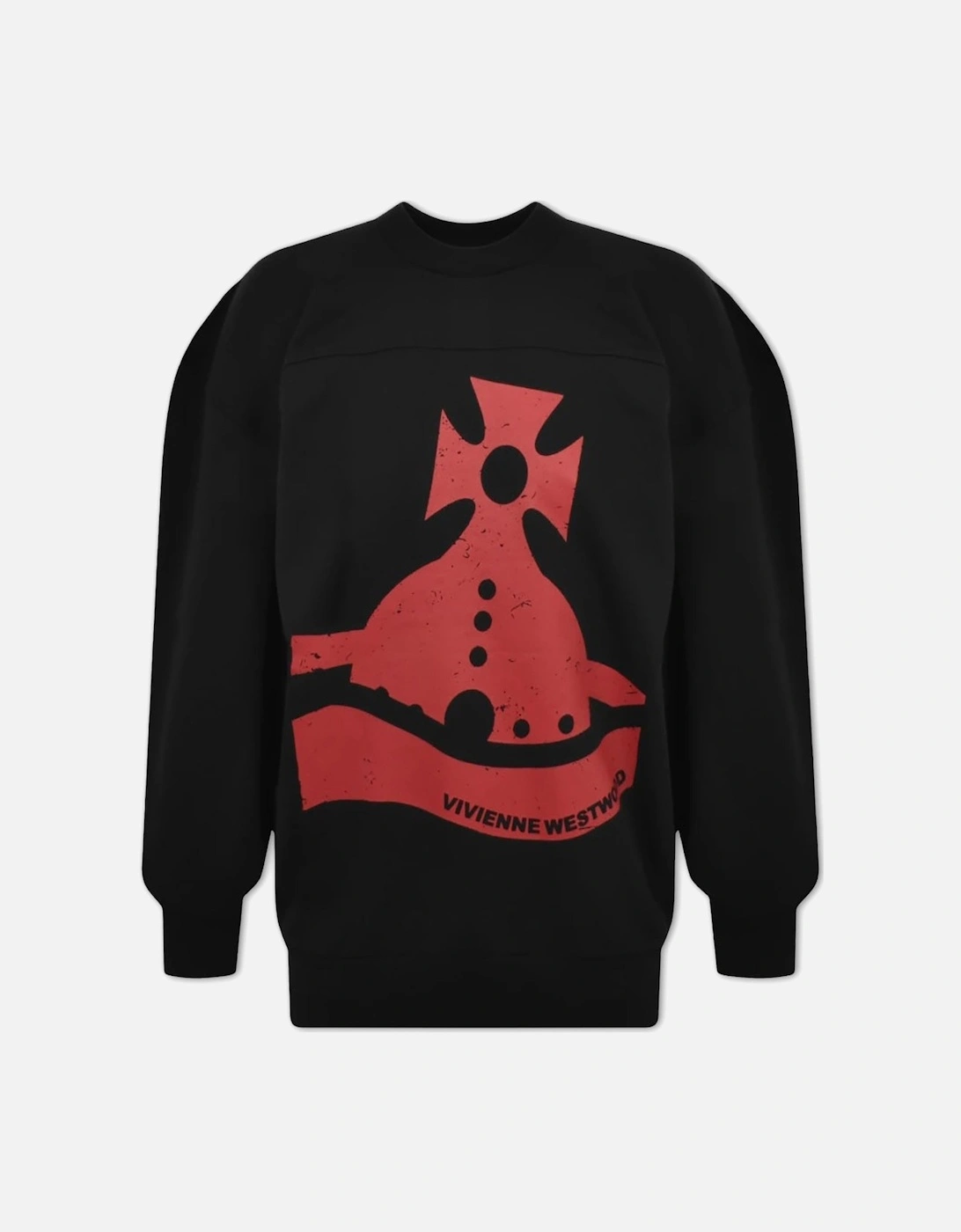 Men's Men's Black Vivienne Westwood Oversized Sander Sweatshirt - Size: XXL