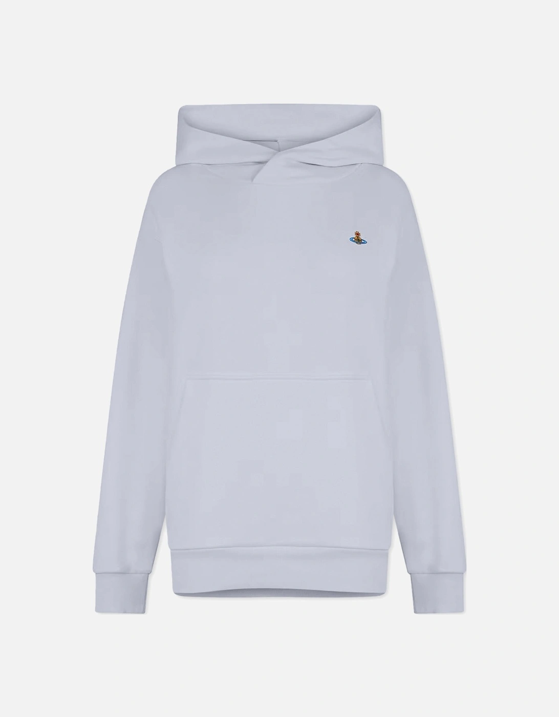 Men's Grey Embroidered Orb Hooded Sweatshirt, 4 of 3