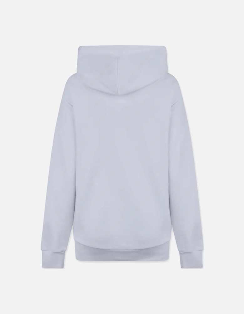 Men's Grey Embroidered Orb Hooded Sweatshirt