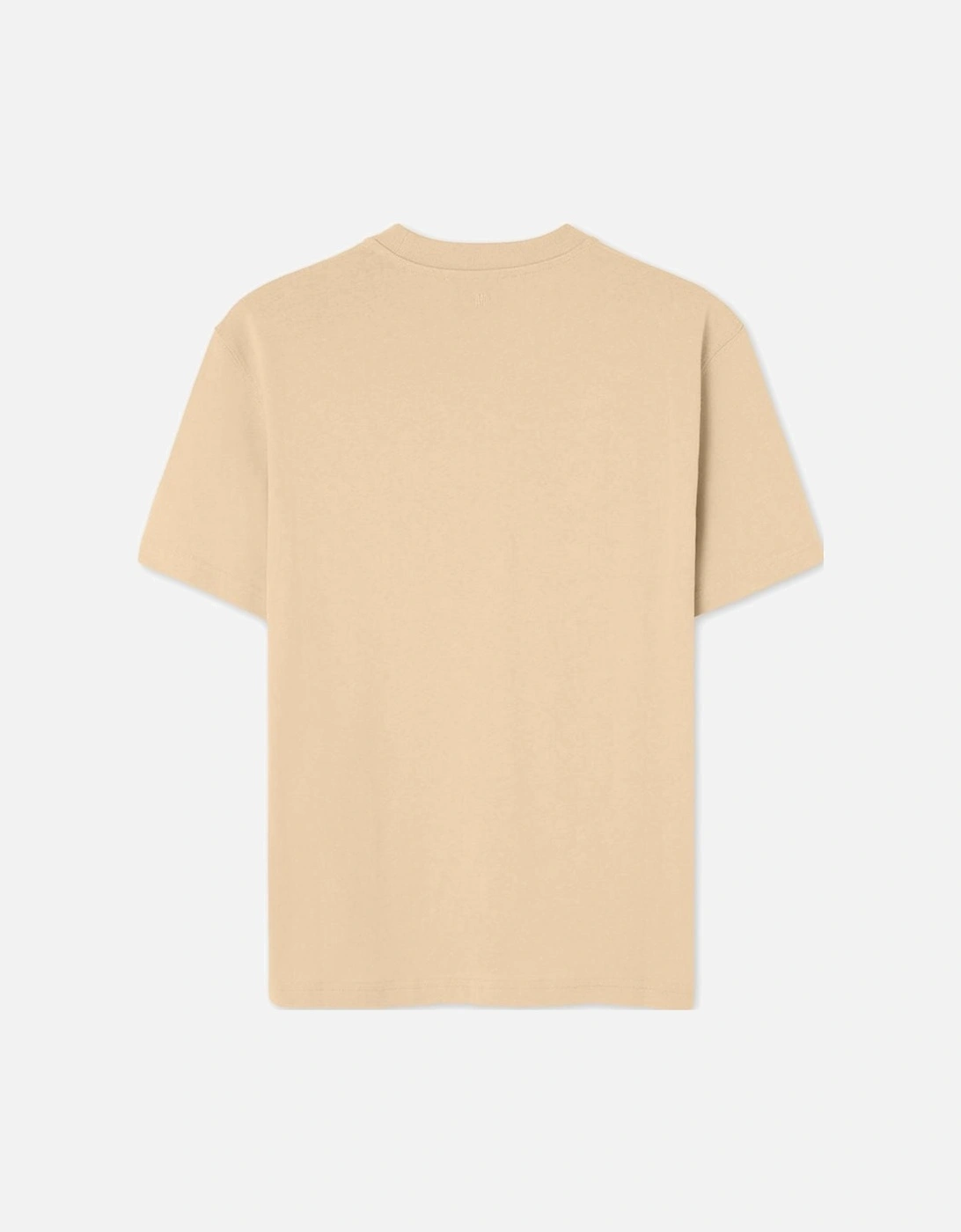 Men's Beige 'Ami De Coeur' Logo-Embossed Cotton T-Shirt