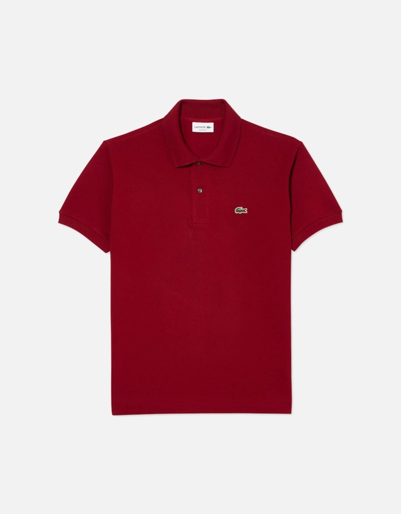 Men's Bordeaux L1212 Classic Polo T-Shirt