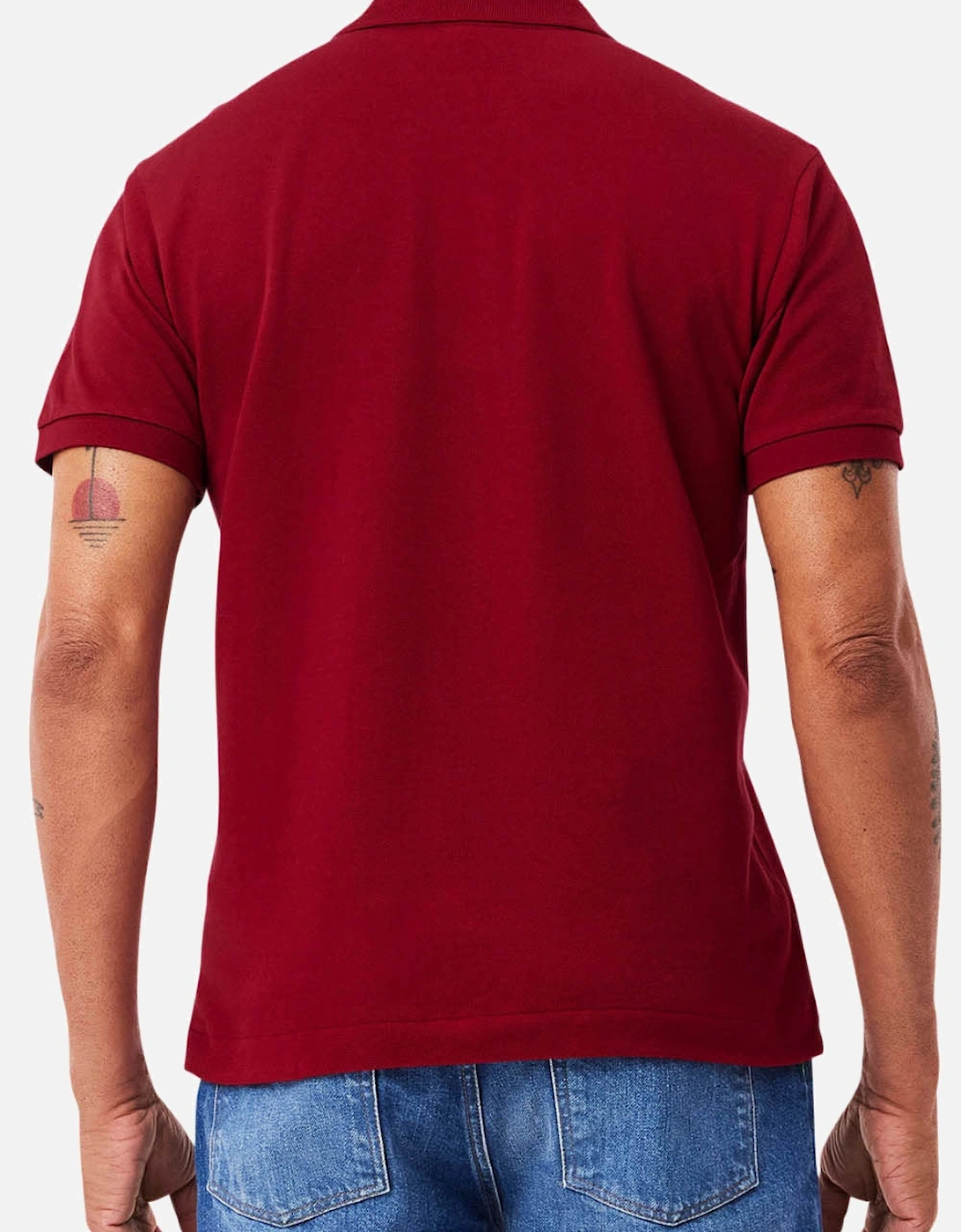 Men's Bordeaux L1212 Classic Polo T-Shirt