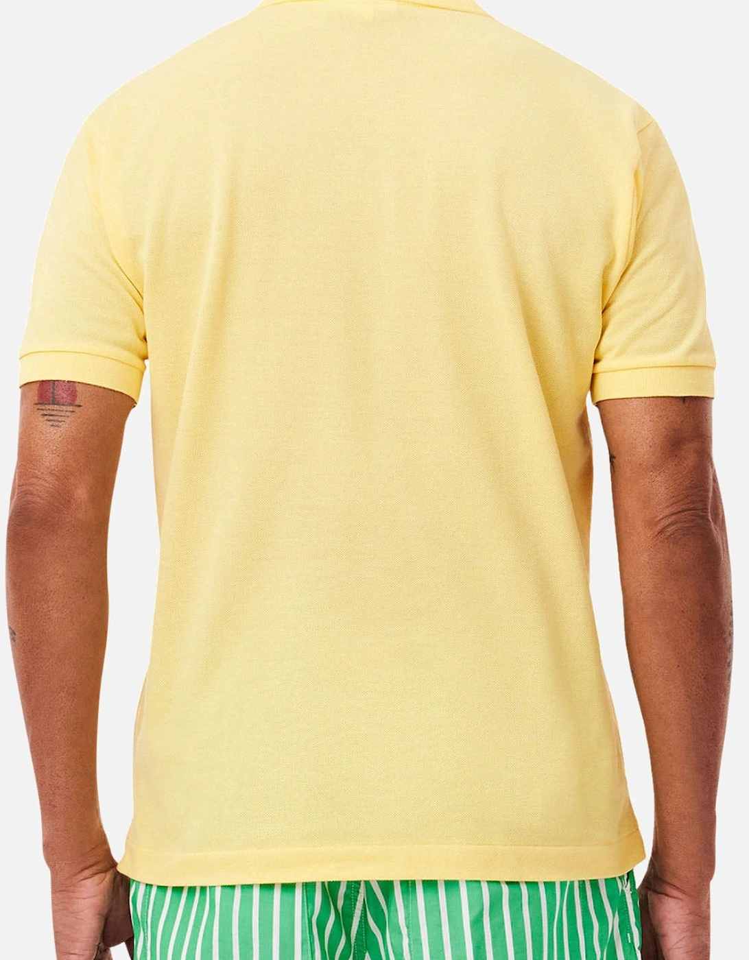 Men's Pastel Yellow L1212 Classic Polo T-Shirt