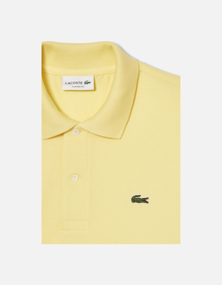 Men's Pastel Yellow L1212 Classic Polo T-Shirt