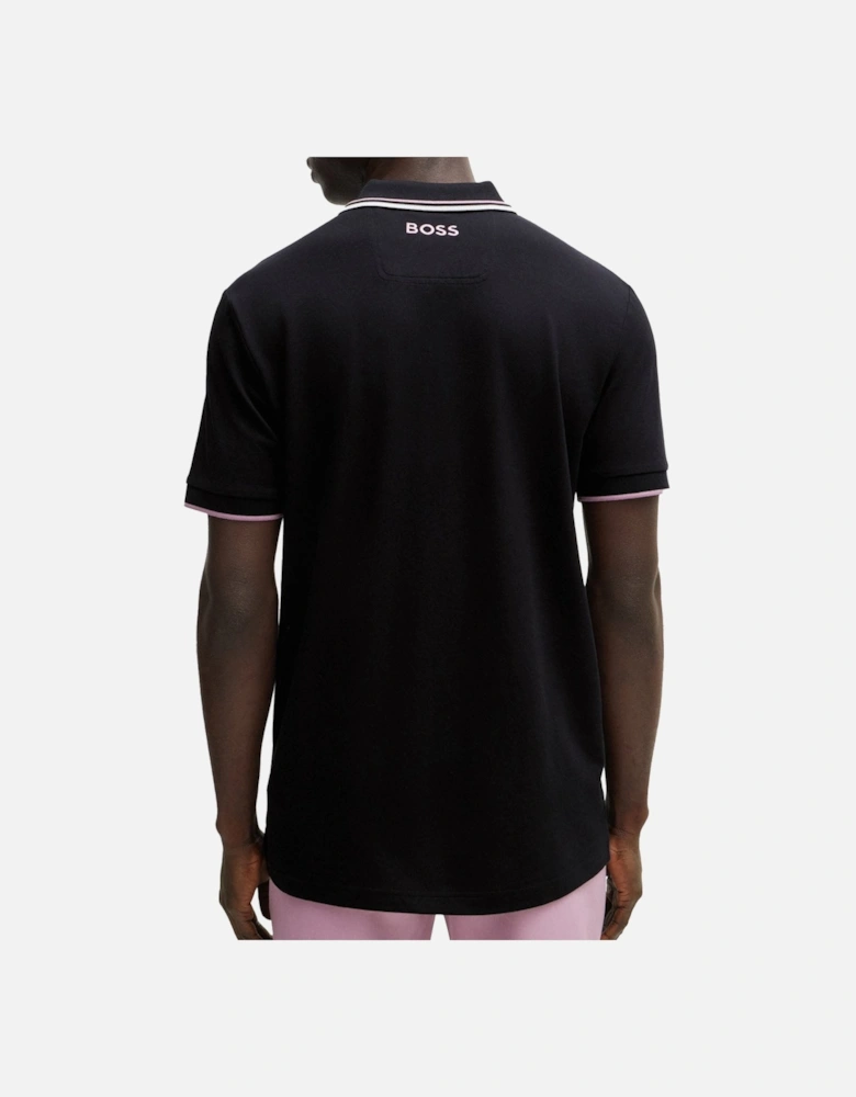 Men's Dark Blue Boss Paddy Pro Piqué Polo Shirt