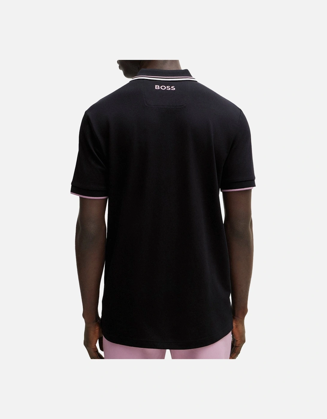 Men's Dark Blue Boss Paddy Pro Piqué Polo Shirt