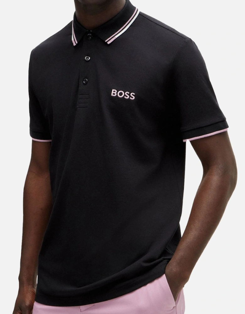 Men's Dark Blue Boss Paddy Pro Piqué Polo Shirt
