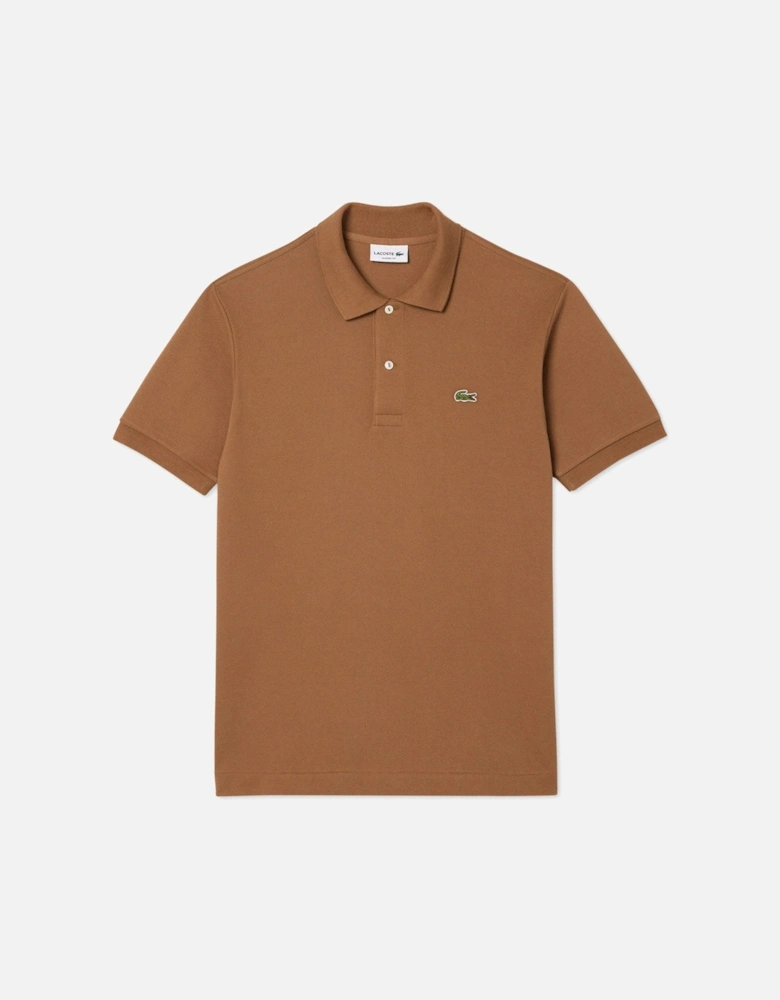 Men's Brown L1212 Classic Polo T-Shirt