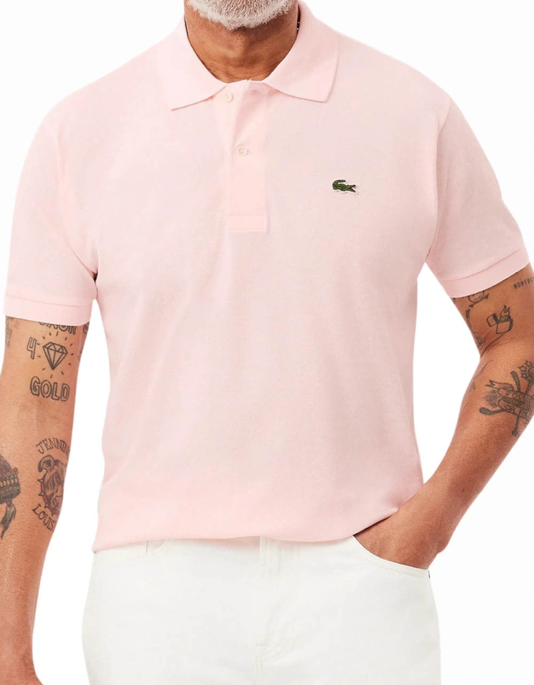 Men's Light Pink L1212 Classic Polo T-Shirt