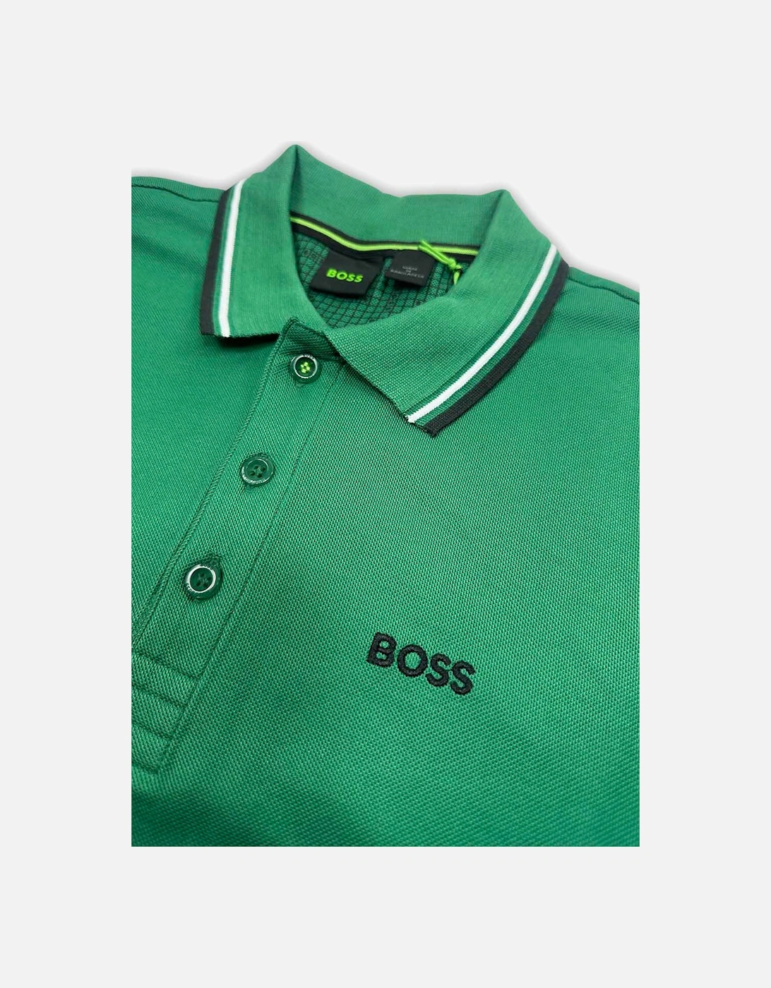 Men's Pine Green Boss Paddy Pro Piqué Polo Shirt