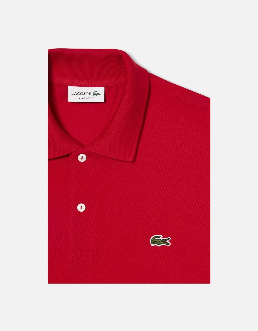 Men's Red L1212 Classic Polo T-Shirt