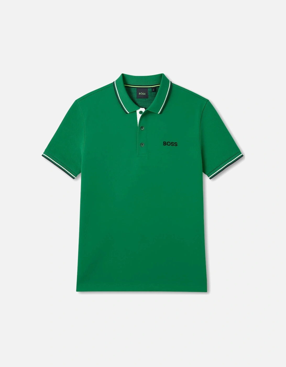 Men's Pine Green Boss Paddy Pro Piqué Polo Shirt, 4 of 3