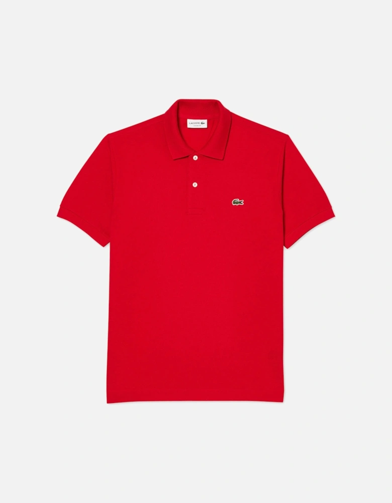 Men's Red L1212 Classic Polo T-Shirt