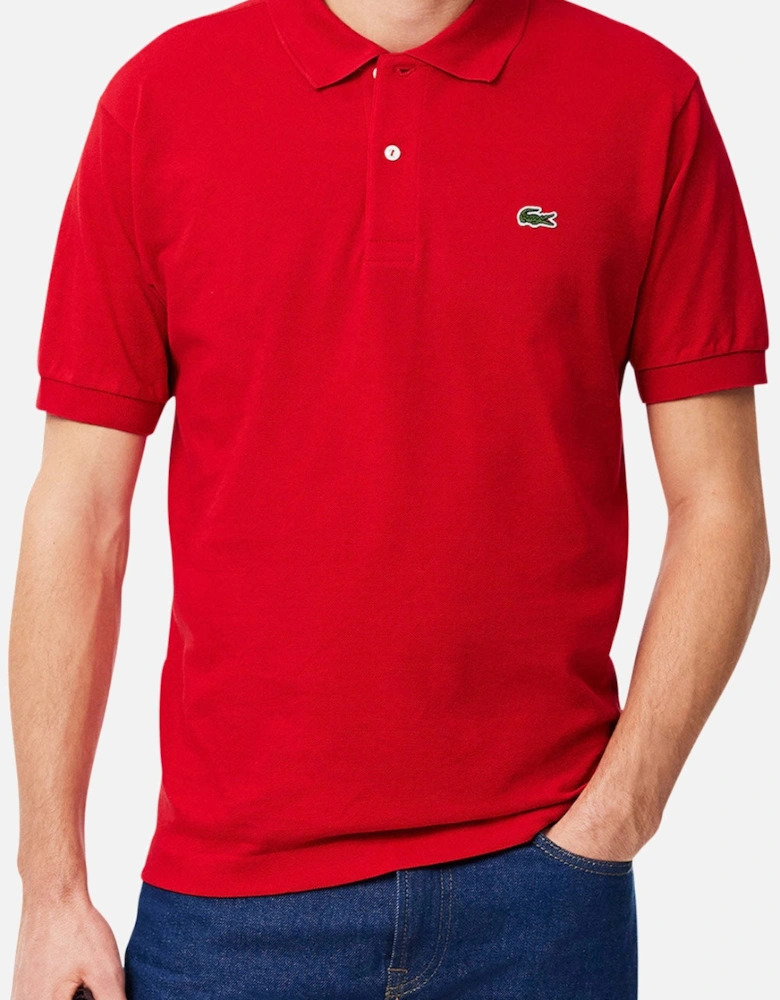 Men's Red L1212 Classic Polo T-Shirt