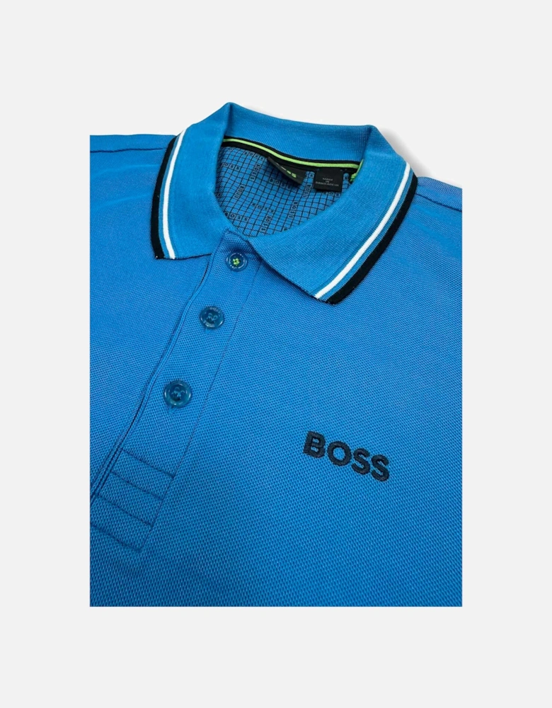 Men's Blue Boss Paddy Pro Piqué Polo Shirt