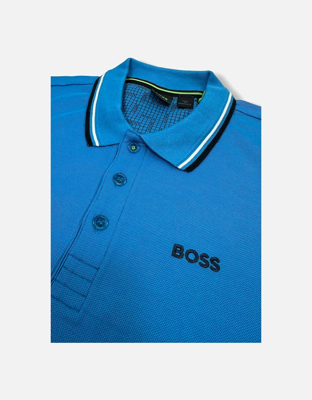 Men's Blue Boss Paddy Pro Piqué Polo Shirt