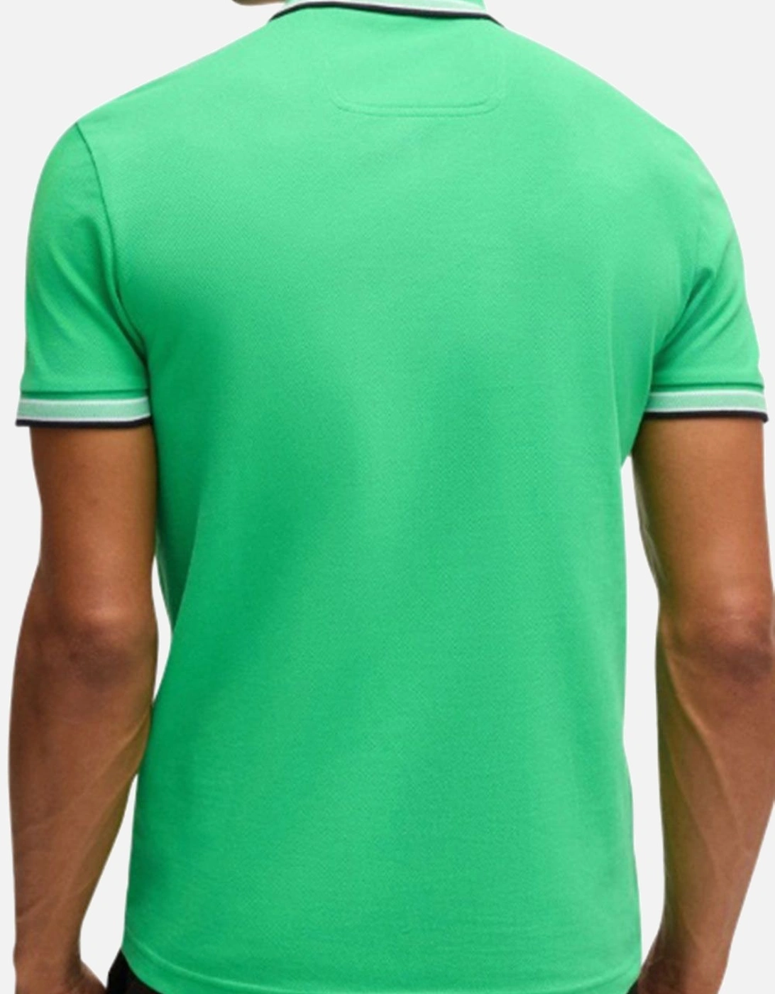 Men's Green Boss Paddy Piqué Polo Shirt