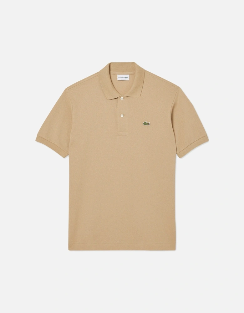 Men's Beige L1212 Classic Polo T-Shirt