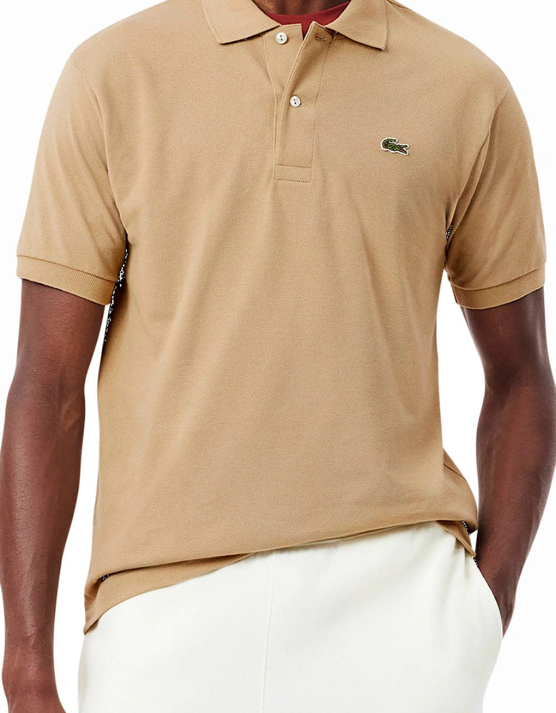 Men's Beige L1212 Classic Polo T-Shirt