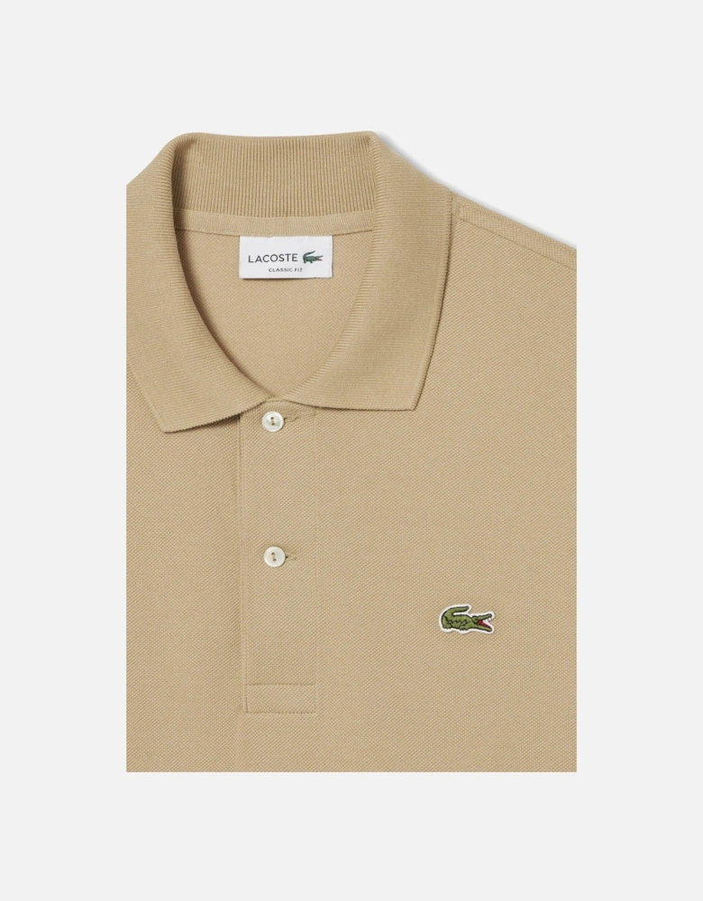 Men's Beige L1212 Classic Polo T-Shirt