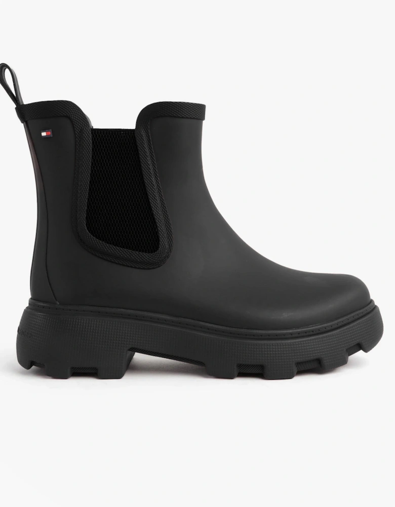 ANKLE RAINBOOT Womens Boots Black