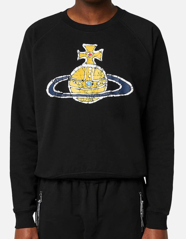 Men's Black Time Machine Raglan Sweatshirt