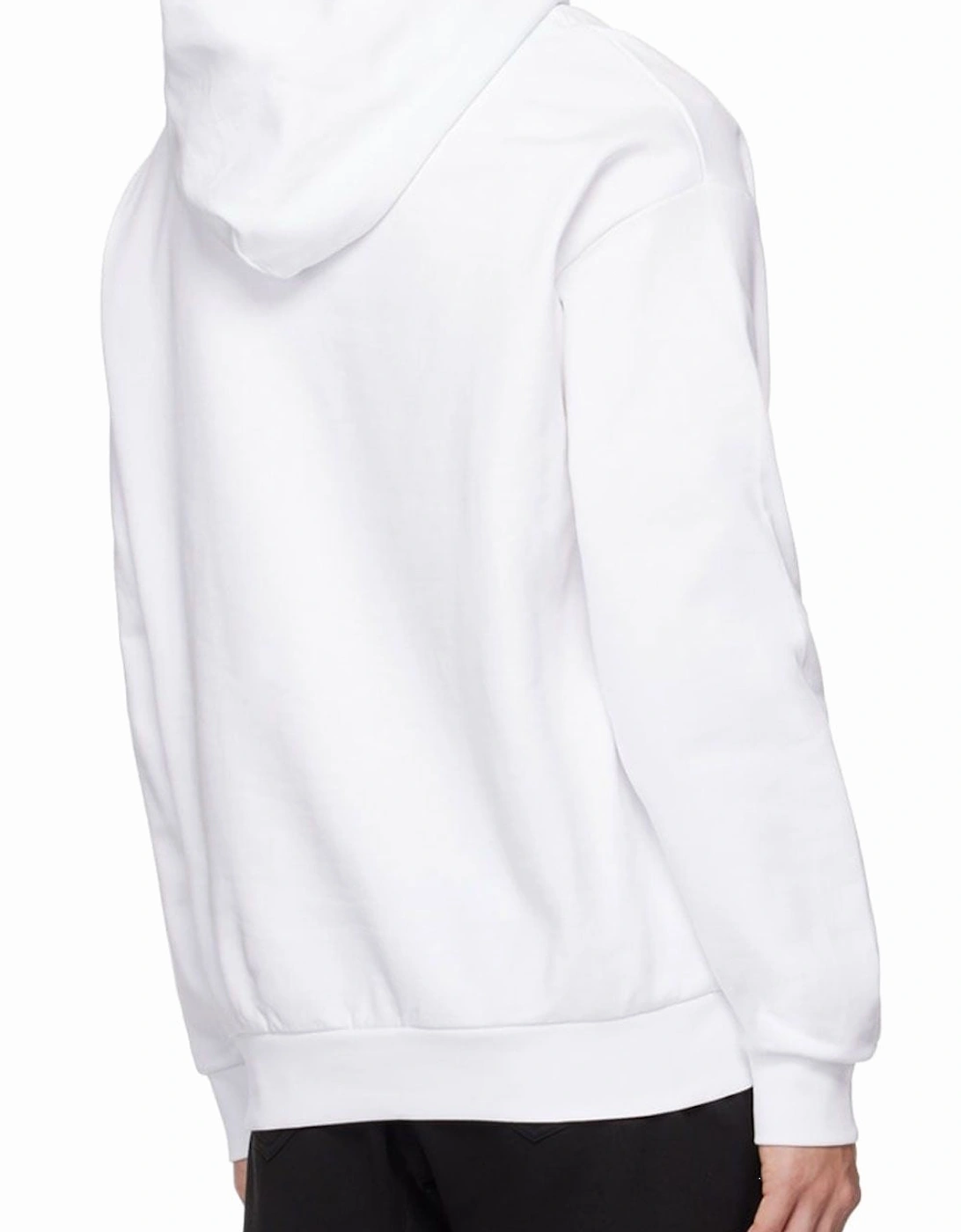 Men's White Time Machine Hoodie  Pullover Hood