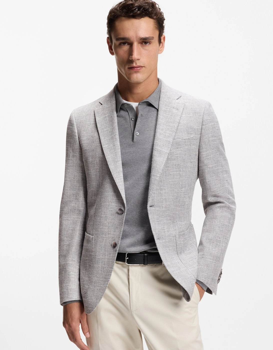 BOSS Black H-Hutson-2PP-253 Jacket 041 Silver