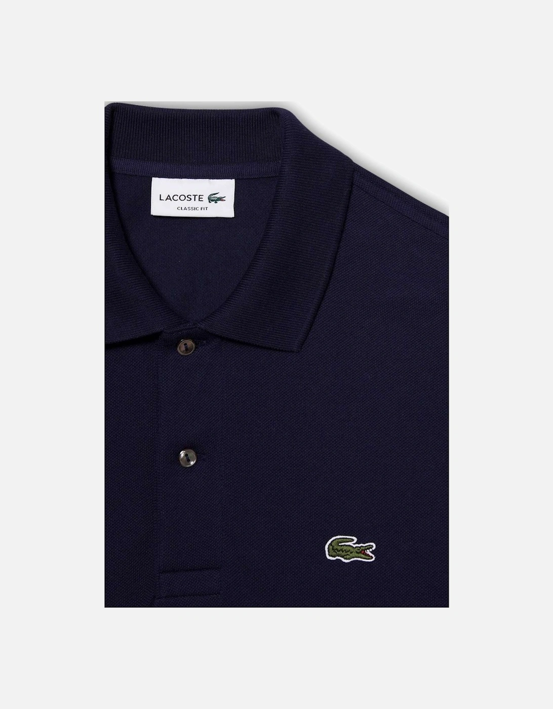 Men's Midnight Blue L1212 Classic Long Sleeve Polo T-Shirt