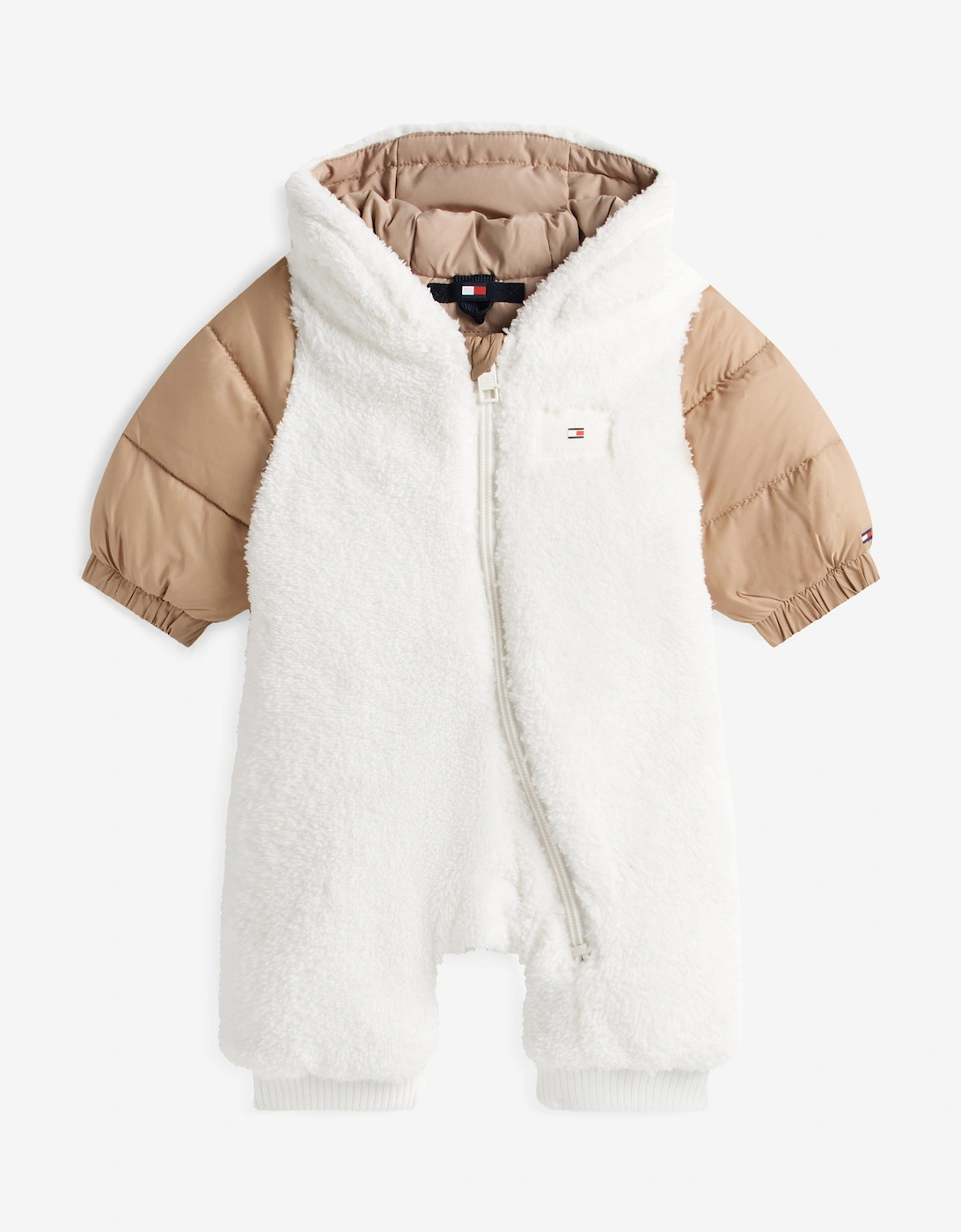 Baby Teddy Combi Snowsuit in Ivory, 5 of 4