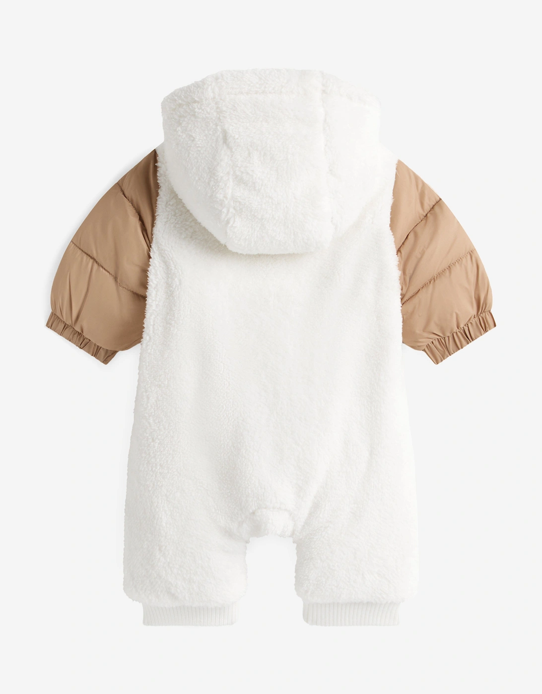 Baby Teddy Combi Snowsuit in Ivory