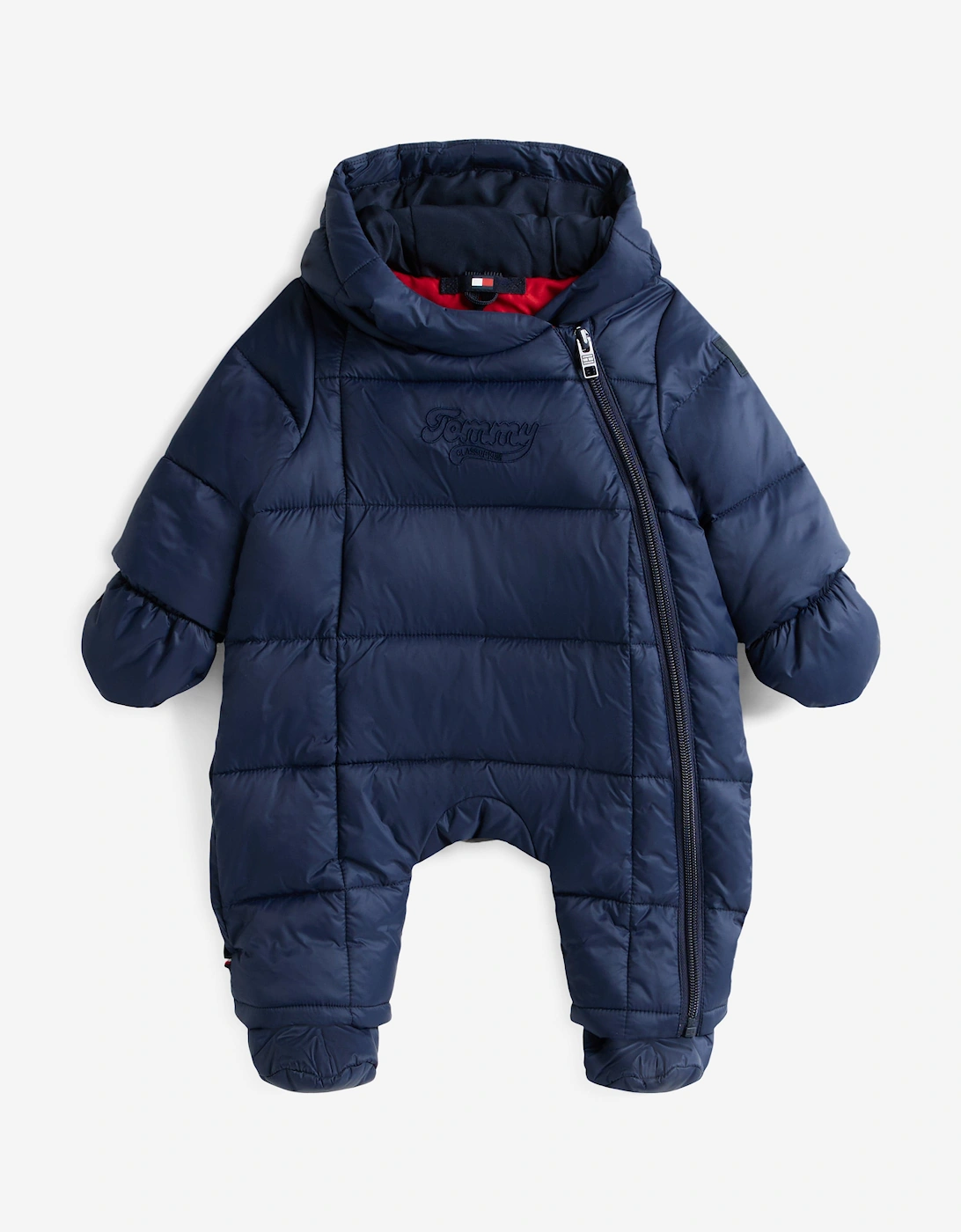 Baby Boys Puffer Snowsuit in Navy, 5 of 4