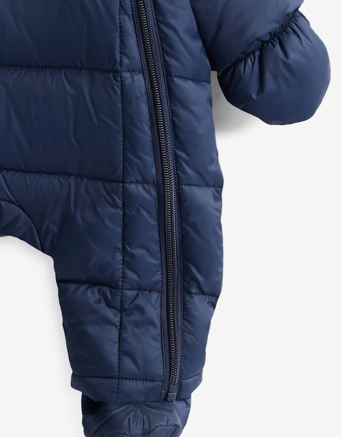 Baby Boys Puffer Snowsuit in Navy